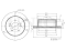 Rear brake disc thumb