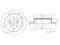 Rear brake disc thumb