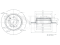 Rear brake disc thumb