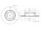 Front brake disc thumb