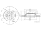 Rear brake disc thumb
