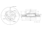 Front brake disc with Geomet® coating thumb
