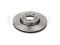 Front brake disc thumb
