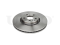 Front brake disc thumb