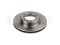 Front brake disc thumb