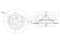 Rear brake disc thumb
