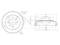 Rear brake drum thumb
