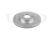 Front brake disc with Geomet® coating thumb