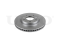 Front brake disc with Geomet® coating thumb
