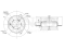 Rear brake disc thumb