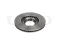 Front brake disc thumb