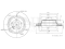 Rear brake disc thumb