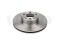 Front brake disc thumb