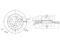 Front brake disc thumb