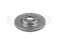 Front brake disc with Geomet® coating thumb