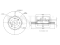 Front brake disc with Geomet® coating thumb