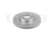 Front brake disc with Geomet® coating thumb