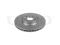 Front brake disc with Geomet® coating thumb