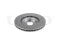 Front brake disc with Geomet® coating thumb