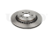 Rear brake disc thumb
