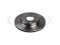 Front brake disc thumb