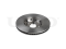 Front brake disc thumb