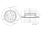 Rear brake disc thumb