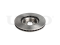 Front brake disc thumb
