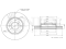 Front brake disc thumb