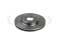 Front brake disc thumb