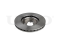 Front brake disc thumb