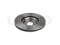 Front brake disc thumb