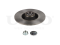 Rear brake disc thumb