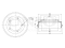 Rear brake drum thumb