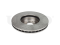 Front brake disc thumb