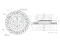 Rear brake disc with Geomet® coating thumb