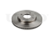 Front brake disc thumb