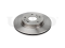 Front brake disc thumb