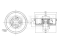 Rear brake drum thumb