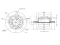 Rear brake disc with Geomet® coating thumb