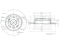 Rear brake disc thumb