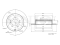 Rear brake disc thumb