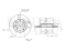 Front brake disc thumb