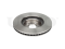 Front brake disc thumb