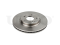 Front brake disc thumb