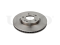 Front brake disc thumb
