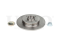 Rear brake disc thumb