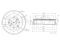 Rear brake drum thumb