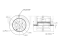 Rear brake disc thumb