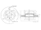 Front brake disc thumb